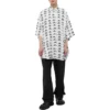BB Logolu Oversized Tişört “Beyaz Siyah” 725382TNL889040