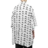BB Logolu Oversized Tişört “Beyaz Siyah” 725382TNL889040