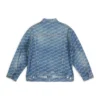 BB Monogram Geniş Kesim Ceket “Mavi” 675208TMW370443