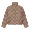 BB Monogram Şişme Ceket “Bej Kahverengi” 681885TML339378