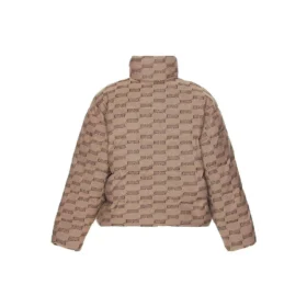 BB Monogram Şişme Ceket “Bej Kahverengi” 681885TML339378