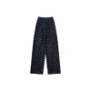 BB Monogram Pijama Pantolonları “Siyah Gri” 658883TML361269