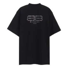 BB Paris Strass Tişört Orta Kesim “Black Faded” 739784TOVU81055