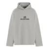 BB Pixel Print Kapüşonlu Sweatshirt “Gri” 661711TKVF68174