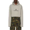 BB Pixel Print Kapüşonlu Sweatshirt “Gri” 661711TKVF68174