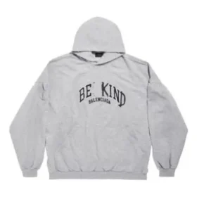 Be Kind Yuvarlak Kapüşonlu Oversized “Gri” 761458TPVD61167 Be Kind Yuvarlak Kapüşonlu Oversized “Gri” 761458TPVD61167