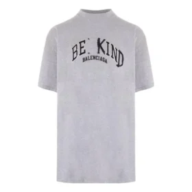BE KIND Yuvarlak Yaka Tişört “Gri” 739028TPVD51167