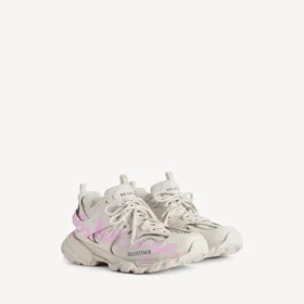 Bej/pembe renkli kadın Track Signature Sneaker’ı