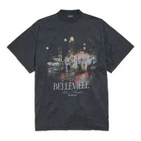Belleville Tişört “Black Faded” 787349TRVP71041