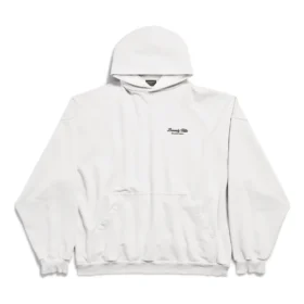 Beverly Hills Kapüşonlu Sweatshirt Oversized “Krem Siyah” 739024TQVS73307 Beverly Hills Kapüşonlu Sweatshirt Oversized “Krem Siyah” 739024TQVS73307