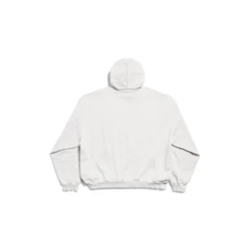Beverly Hills Kapüşonlu Sweatshirt Oversized “Krem Siyah” 739024TQVS73307 Beverly Hills Kapüşonlu Sweatshirt Oversized “Krem Siyah” 739024TQVS73307