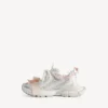 Beyaz/Açık Pembe renkli kadın 3XL bağcıklı Sneaker’lar