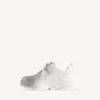 Beyaz/gümüş renkli kadın Triple S glitter spray sneaker’lar Beyaz/gümüş renkli kadın Triple S glitter spray sneaker’lar