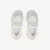 Beyaz/gümüş renkli kadın Triple S glitter spray sneaker’lar Beyaz/gümüş renkli kadın Triple S glitter spray sneaker’lar