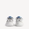 Beyaz/koyu mavi/gri renkli erkek Hamptons eskitilmiş Sneaker’lar Beyaz/koyu mavi/gri renkli erkek Hamptons eskitilmiş Sneaker’lar