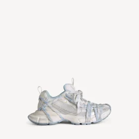 Beyaz/krem/açık mavi renkli, 3XL beden kadın Extreme Laces Logo Sneaker’lar