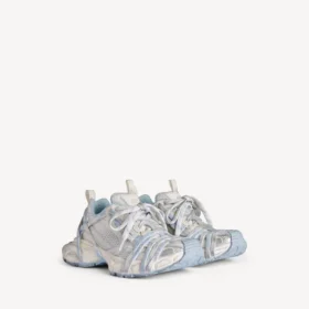 Beyaz/krem/açık mavi renkli, 3XL beden kadın Extreme Laces Logo Sneaker’lar