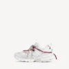 Beyaz/Kırmızı/Gri/Siyah renkli erkek Track sneaker’ı Beyaz/Kırmızı/Gri/Siyah renkli erkek Track sneaker’ı
