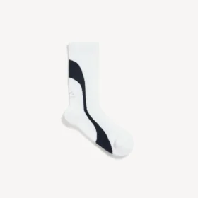 Beyaz/lacivert renkli erkek techwear teknik çorapları