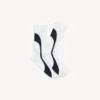 Beyaz/lacivert renkli erkek techwear teknik çorapları