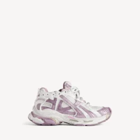 Beyaz/leylak/pembe renkli kadın Runner sneaker’ı