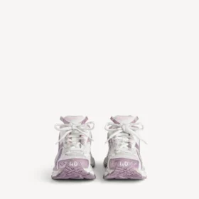 Beyaz/leylak/pembe renkli kadın Runner sneaker’ı