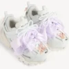Beyaz/pembe renkli kadın Track fiyonklu Sneaker’lar Beyaz/pembe renkli kadın Track fiyonklu Sneaker’lar