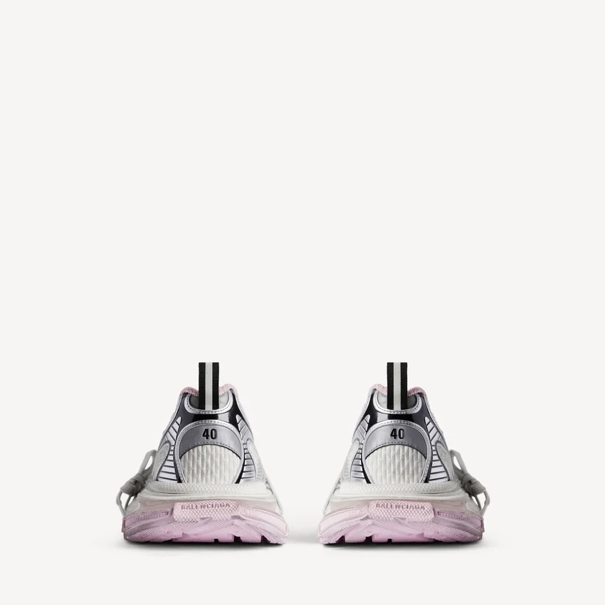 Beyaz/Pembe/Siyah renkli kadın 3XL jel şeffaf tabanlı Sneaker’lar Beyaz/Pembe/Siyah renkli kadın 3XL jel şeffaf tabanlı Sneaker’lar
