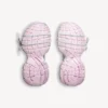Beyaz/Pembe/Siyah renkli kadın 3XL jel şeffaf tabanlı Sneaker’lar Beyaz/Pembe/Siyah renkli kadın 3XL jel şeffaf tabanlı Sneaker’lar
