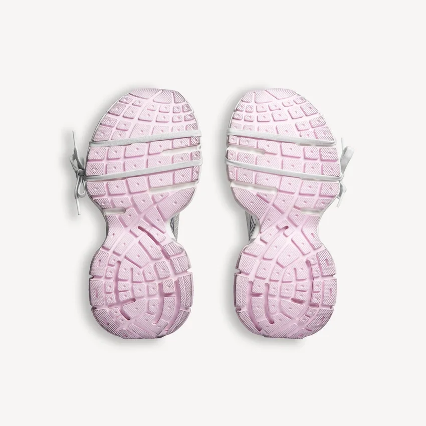 Beyaz/Pembe/Siyah renkli kadın 3XL jel şeffaf tabanlı Sneaker’lar Beyaz/Pembe/Siyah renkli kadın 3XL jel şeffaf tabanlı Sneaker’lar