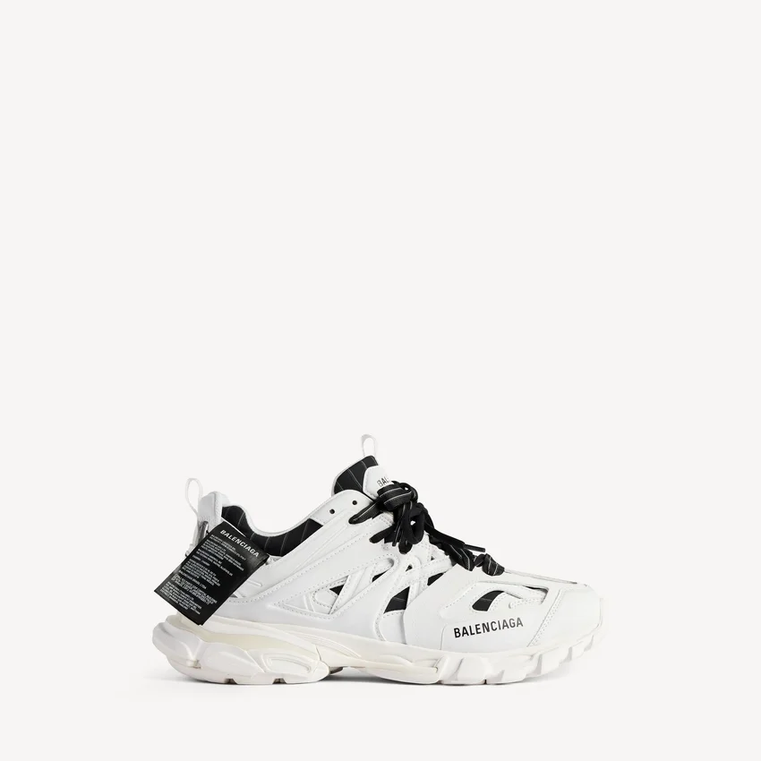 Beyaz renkli erkek Track tişört tarzı Sneaker’lar Beyaz renkli erkek Track tişört tarzı Sneaker’lar