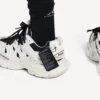 Beyaz renkli erkek Track tişört tarzı Sneaker’lar Beyaz renkli erkek Track tişört tarzı Sneaker’lar