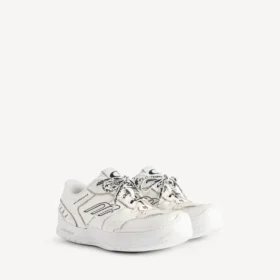 Beyaz renkli kadın Hamptons platform sneaker’ı