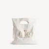Beyaz renkli, katlanabilir Fragrance tote çanta