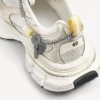 Beyaz/Sarı/Gümüş/Siyah renkli, süslemeli erkek 3XL Sneaker’lar Beyaz/Sarı/Gümüş/Siyah renkli, süslemeli erkek 3XL Sneaker’lar