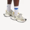 Beyaz/Sarı/Gümüş/Siyah renkli, süslemeli erkek 3XL Sneaker’lar Beyaz/Sarı/Gümüş/Siyah renkli, süslemeli erkek 3XL Sneaker’lar