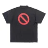 Bfrnd Serisi Ters Yüzlü Oversized Tişört “Black Faded” 787358TQVG81083