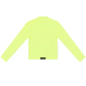 Bisiklet Yaka Uzun Kollu Üst “Fluo Sarı” 704103TMVB77204