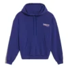 Bol Pamuklu Kapüşonlu Sweatshirt Mavi 578135TIV531195