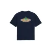Bonjour Balenciaga Pamuklu Bisiklet Yaka Tişört “Navy” 594579THV608065