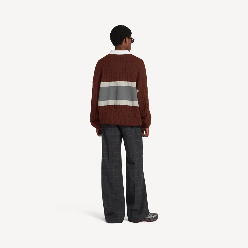 Bordo/çok renkli erkek sportif blok yamalı Polo Tişört Bordo/çok renkli erkek sportif blok yamalı Polo Tişört