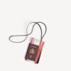 Bordo renkli erkek pasaportlu telefon çantası Bordo renkli erkek pasaportlu telefon çantası