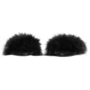 Boudoir 70 mm Sandaletler “Black Feathers” 787447W0WMQ1000
