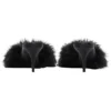 Boudoir 70 mm Sandaletler “Black Feathers” 787447W0WMQ1000