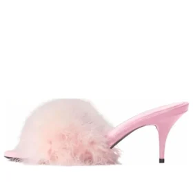 Boudoir 70 mm Sandaletler “Pink Feathers” 787447W0WMQ5000