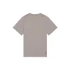 Bulanık Logolu Delikli Retro Klasik Kısa Kollu Unisex Gri 661705TKVD58174