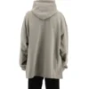 Bulanık Logolu Eskitme Kapüşonlu Sweatshirt “Gri” 661711TKVD68174