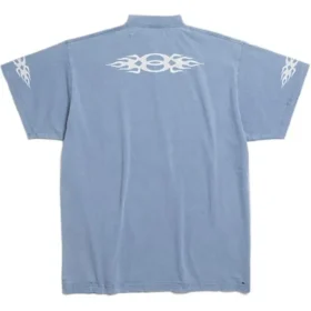 Burning Unity Oversized Tişört “Açık Mavi” 787349TQVW74164