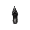 Cagole 90 mm Topuklu Ayakkabı “Black Arena Lambskin” 714252WAD4E1081