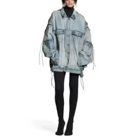 Cagole Oversized Ceket “Mavi” 764521TDW144016